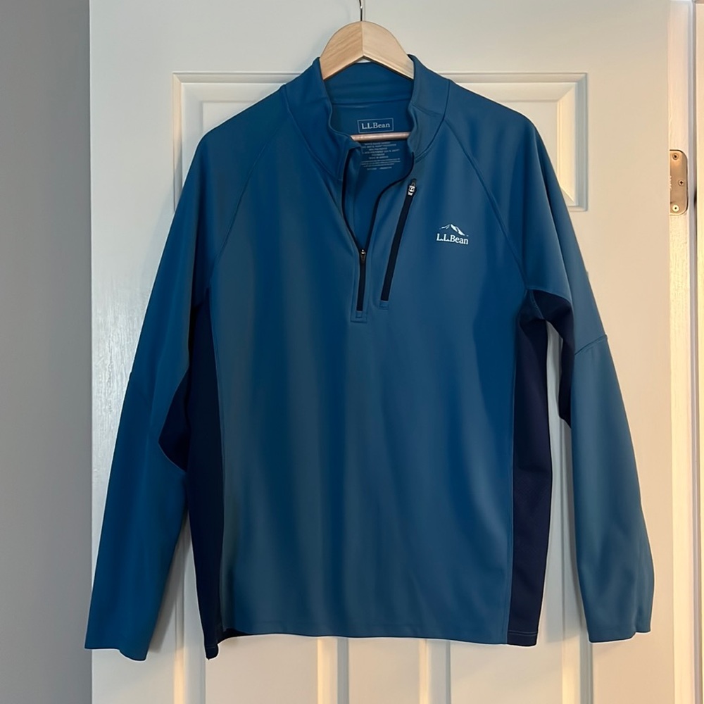 LLBean Men’s large quarter zip